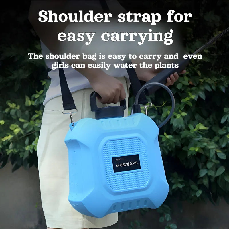 5L/8L USB Rechargeable Electric Watering Can Portable Lawn and Garden Watering Disinfection Sprayer Horticultural Farm Tools