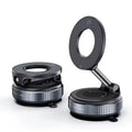 Rotating Folding Magnetic Phone Holder Vacuum Suction Mag Stand for Car Navigation Gym Kitchen - Universal GPS Streaming Bracket