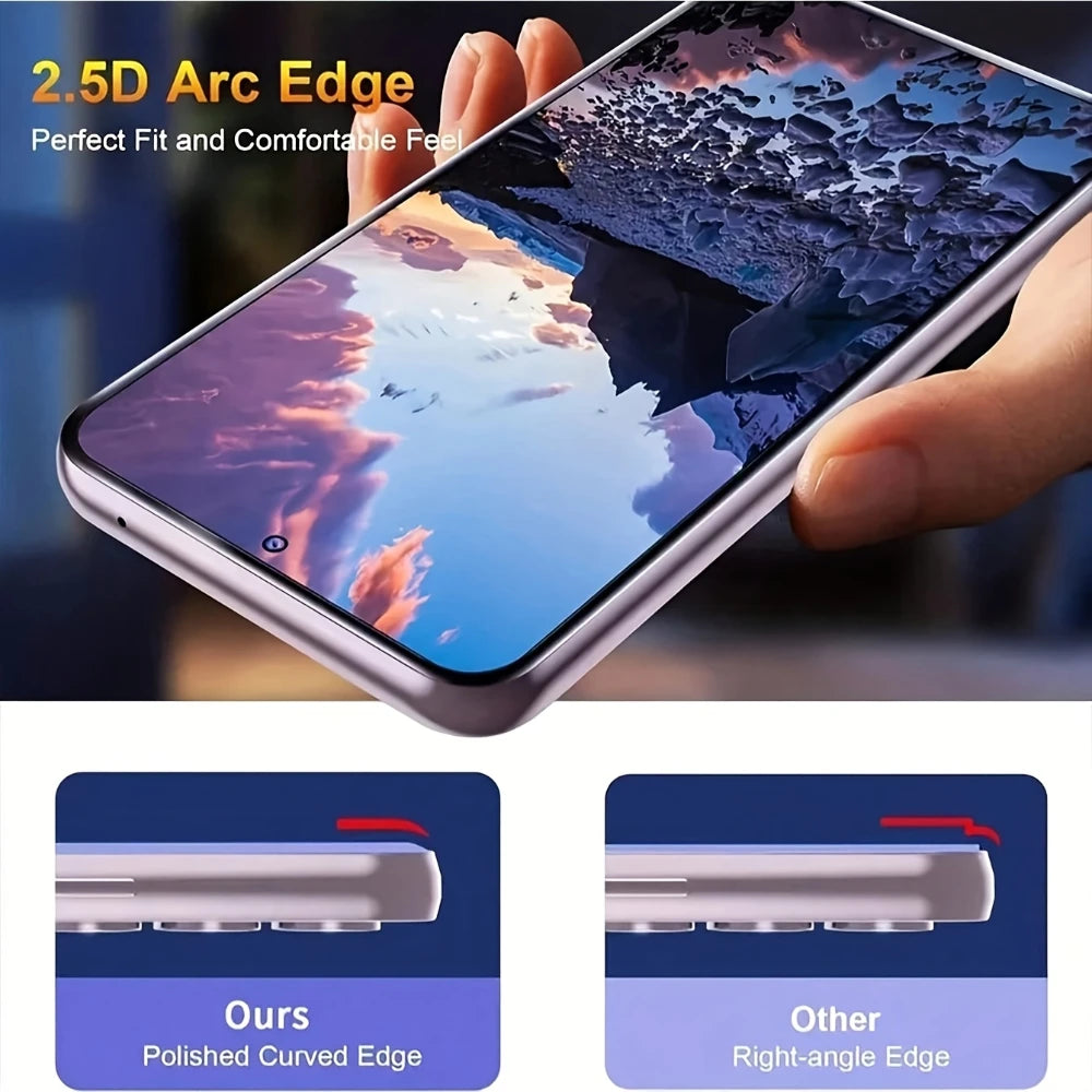 NNBILI 2Pcs For Samsung Galaxy S26  S25 S24 Ultra S23 S22 S21Plus A71 A25 A15 A35 A34 A54 A55 5G Screen Protector Tempered Glass