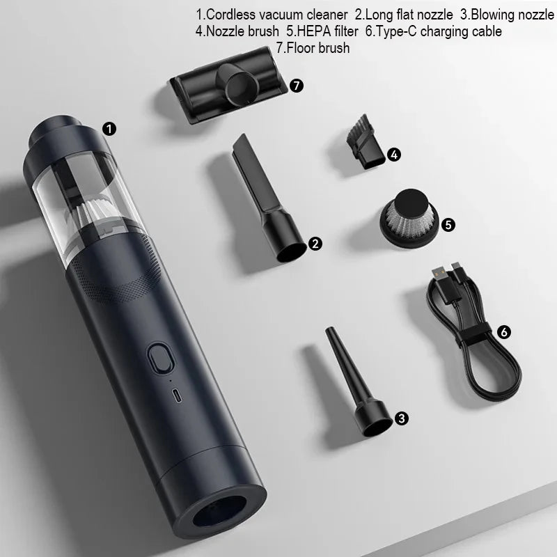 Vacuum Cleaner Car Portable Mini Handheld Wireless Great Suction Powerful For Home Appliance Cleaning Machine New For Xiaomi