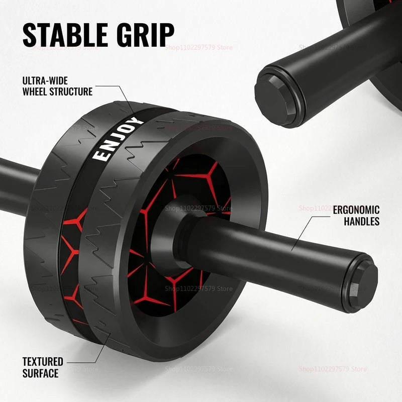 Abdominal Roller, Exercise Equipment for Core Strength Training, Home Fitness Wheel for Men and Women