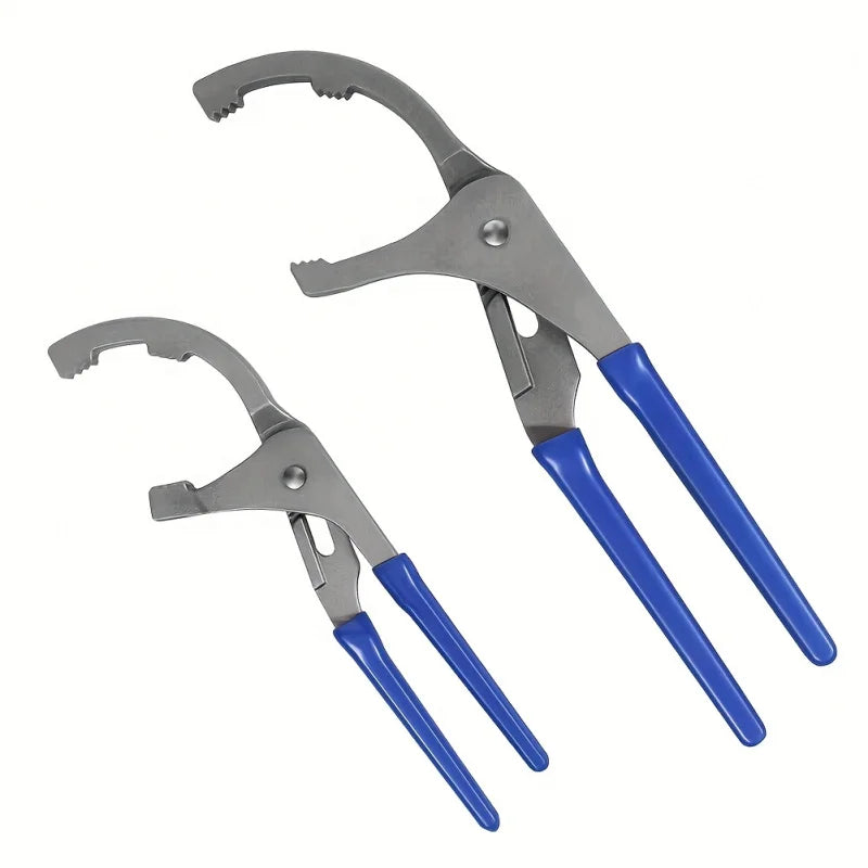 9 Inch Adjustable Oil Filter Pliers Clamp Wrench Tool for Automotive Maintenance