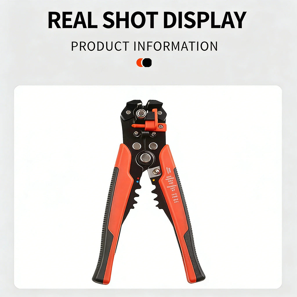 Professional Electrician Wire Pliers Cable Wire Stripper Cutter Crimper Automatic Crimping Stripping Tool