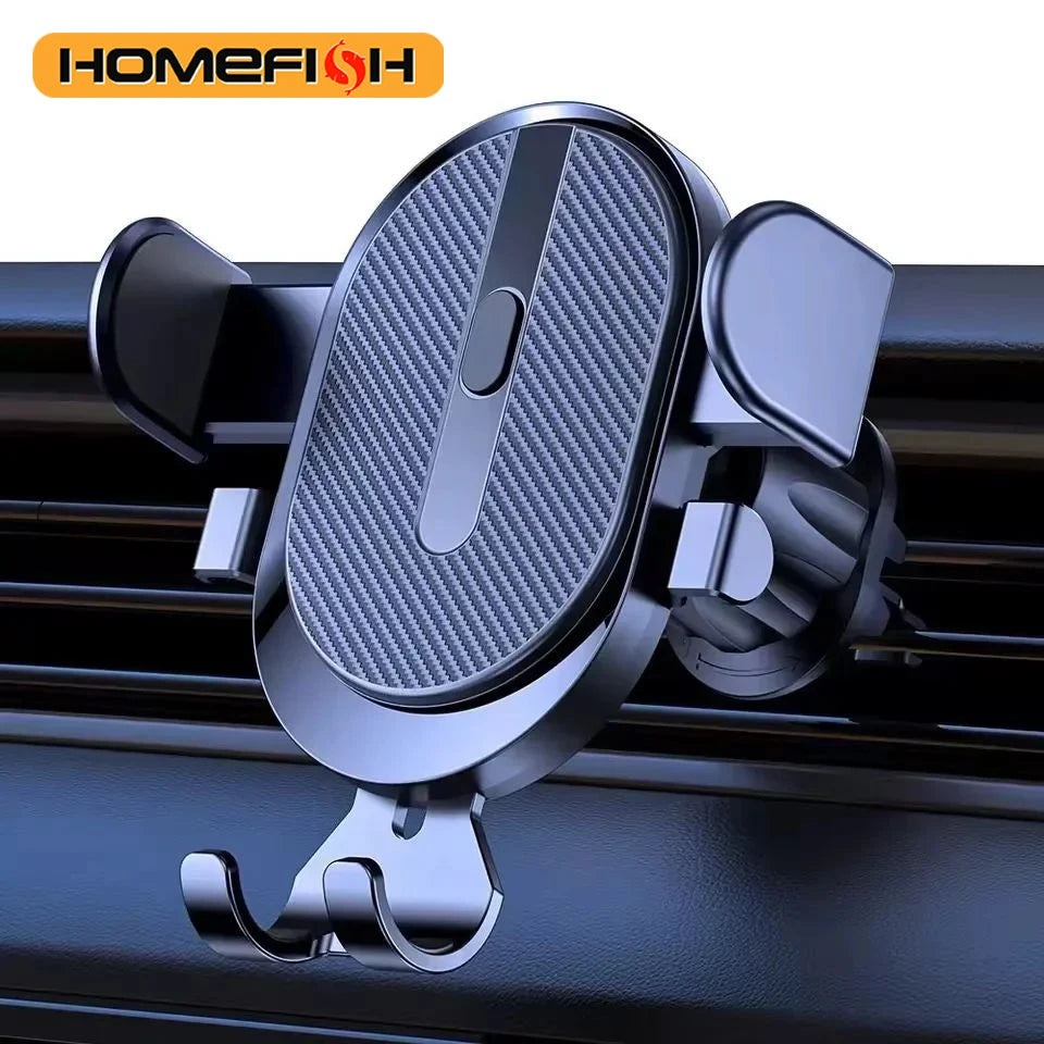 NEW Mobile Phone Holder Air Outlet Gravity Sensor Car Holder Riangle Gravity Frosted Simplicity