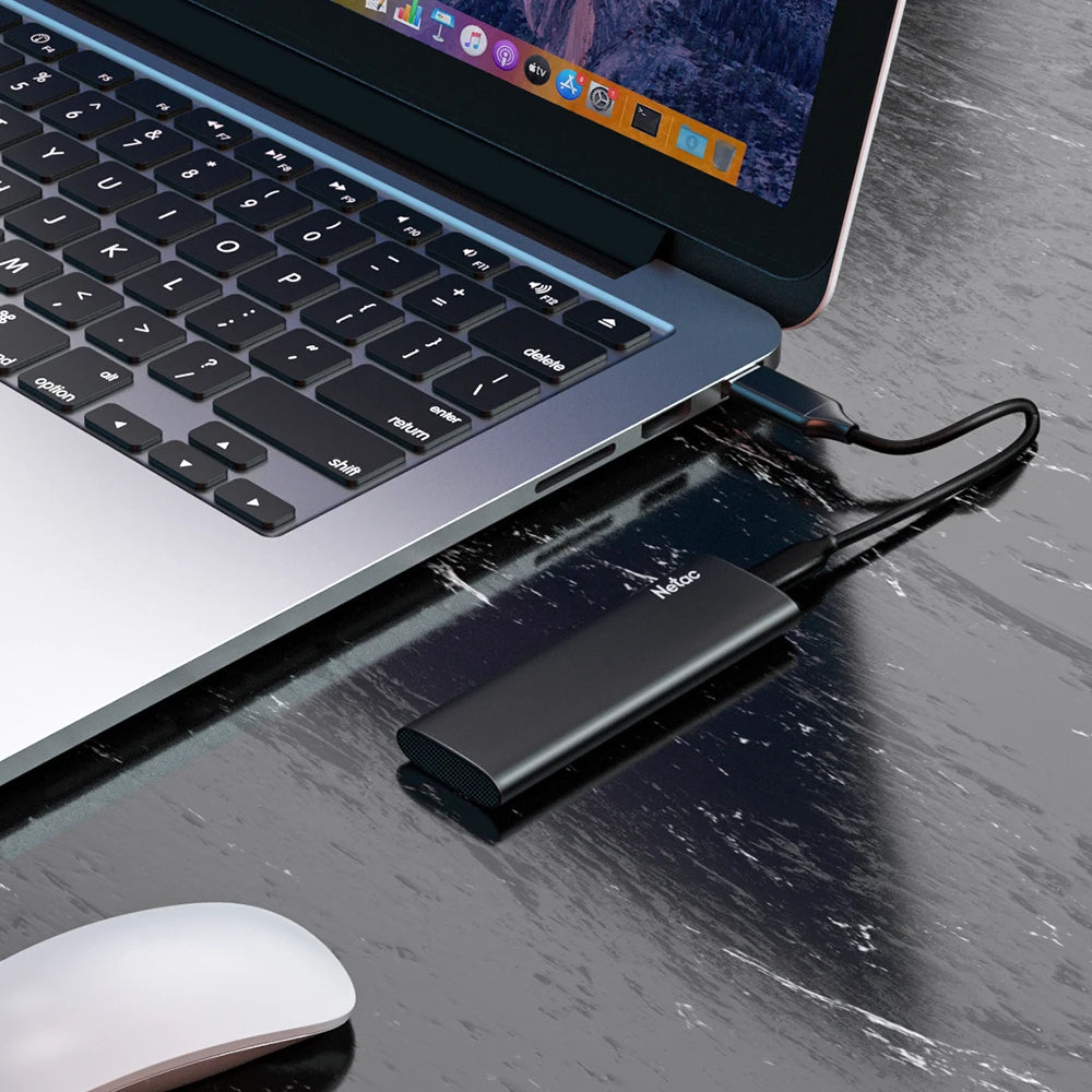 Netac Portable SSD 2TB 1TB 500gb External Hard Drive 550MB/s USB3.2 HDD Disk for PS4 XBox Laptop Desktop
