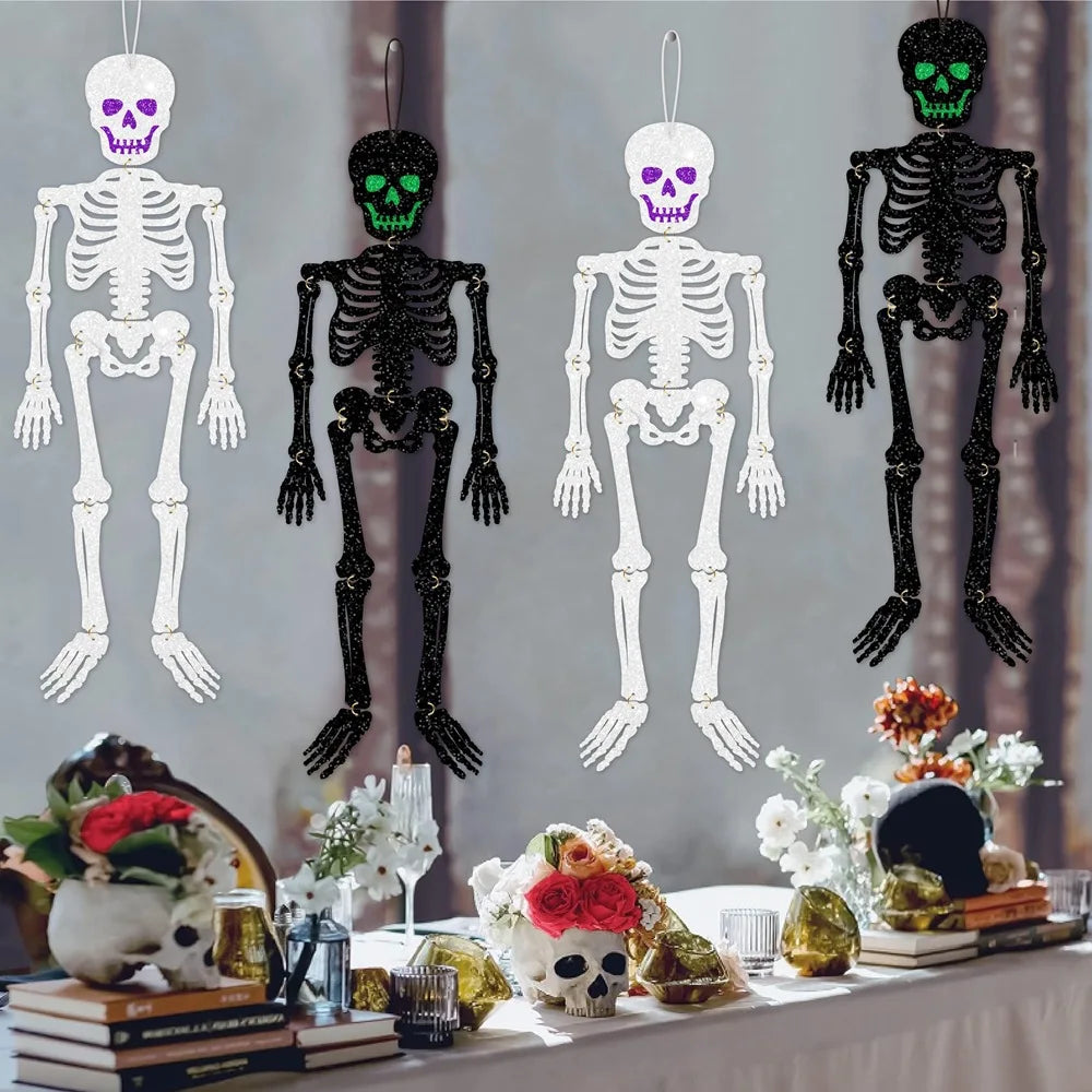 Halloween Decoration Skeleton Pendant Hanger Ghost Festival  House Wall Party Decoration