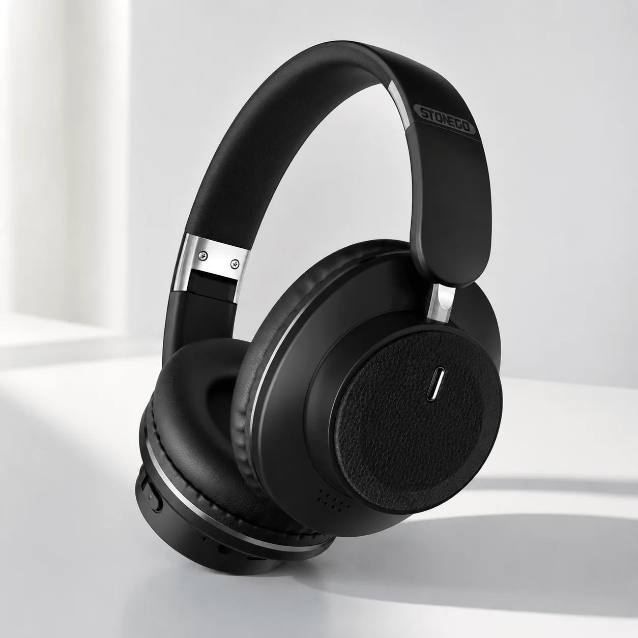 Bluetooth Headphones Wireless Headset Over Ear Foldable Portable Fashion Aesthetic Hi Fi Stereo Sound BT 5.3 Dual Mode Connectivity 24H Battery Fast Charging For Travel Gaming Music Streaming Photographers Students Commuters
