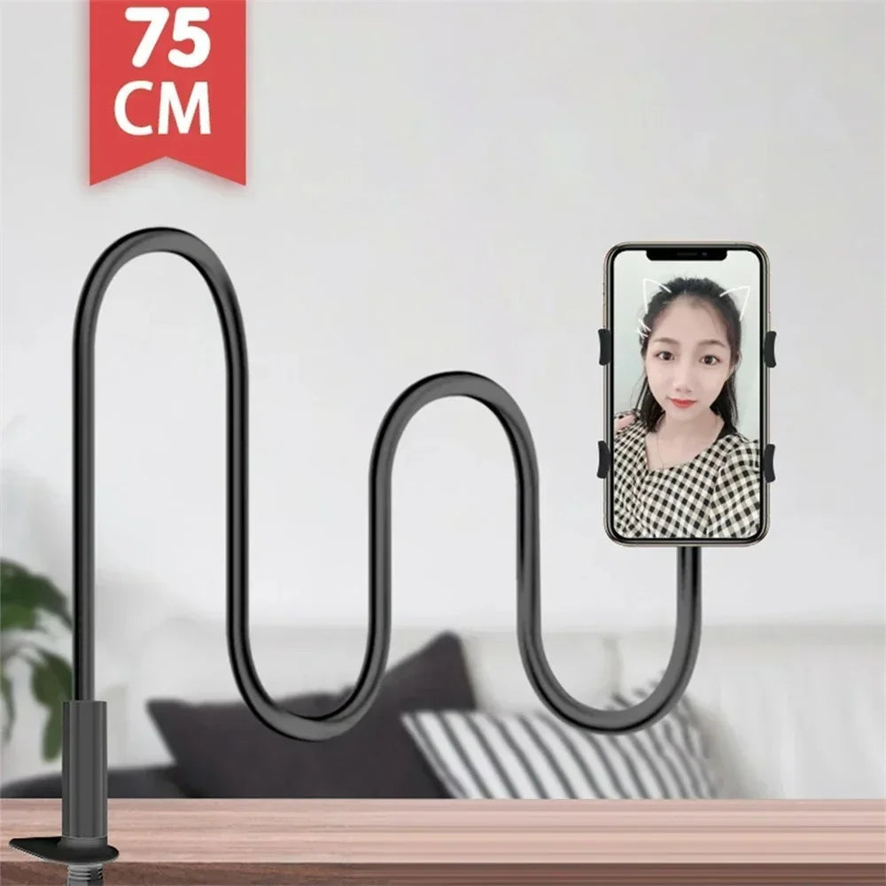 Adjustable Lazy Mobile Phone Holder Portable Flexible Arm Clip Mount Stand Home Bed Desktop Bracket Universal Smartphone Holder