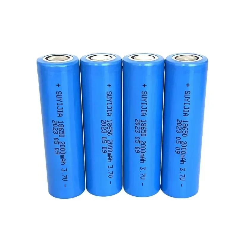 18650 2000mah Rechargeable Battery 3.7V Lithium-ion Battery Pointer Doorbell Flashlight Lithium Battery Send Charger