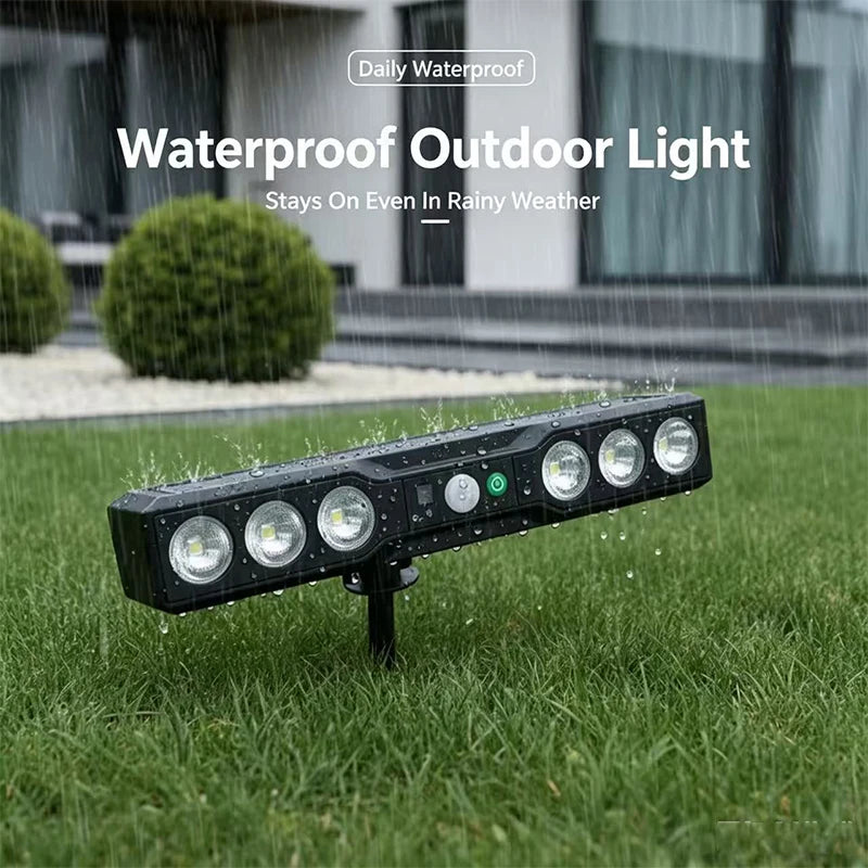 Solar Light Outdoor Garden Pathway Lights Landscape Lamp Bright Up to 12H IP65 Waterproof Auto On/Off for Walkway Outside 3Mode