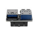 Motherboard USB 3.0 19/20Pin To Dual USB-A Port Internal USB Panel Converter Adapter for Desktop PC Mainboard Expansion