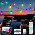 Smart WIFI G40 LED Bulb String Light USB 15M 25 Blubs Fairy Lights Christmas Bedroom Outdoor Garden Decor Festoon Garland
