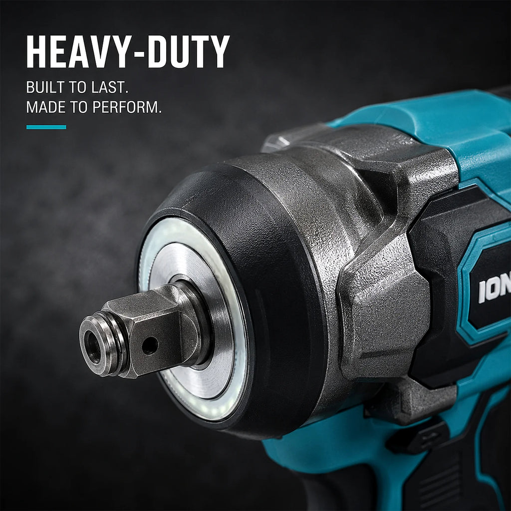 Pistola de Impacto Inalámbrica AmazingX 18V - Torque 500N.m, Motor Brushless