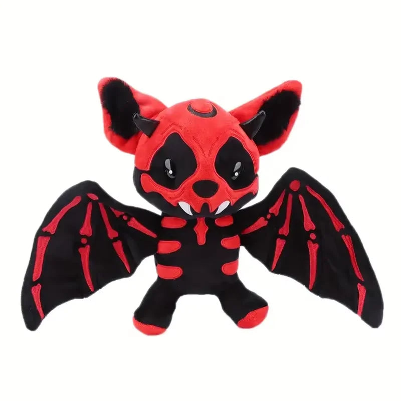 Halloween dos colores Cráneo Esqueleto Murciélago Peluche Juguete de Peluche Novedad Murciélago Aterrador Decoración de Halloween para Niños los Regalos