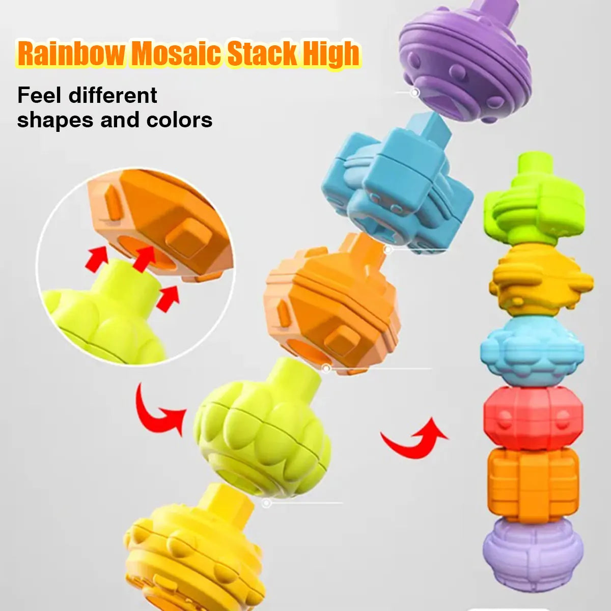 Bebé Montessori Aprendizaje Juguetes Educativos Bloques de Formas Coloridas Juego de Clasificación Para Niños Bebés Nacimiento Inny 0 12 Meses Regalos de Juguete