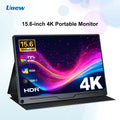15.6 inch Portable Monitor UHD 3840X2160 Ultra-Thin 4K IPS Screen for PC Gaming External Display with for Xbox Switch PS4/5