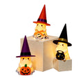 Cute Ghost Night Light with Witch Hat — Halloween Desk & Shelf Decor