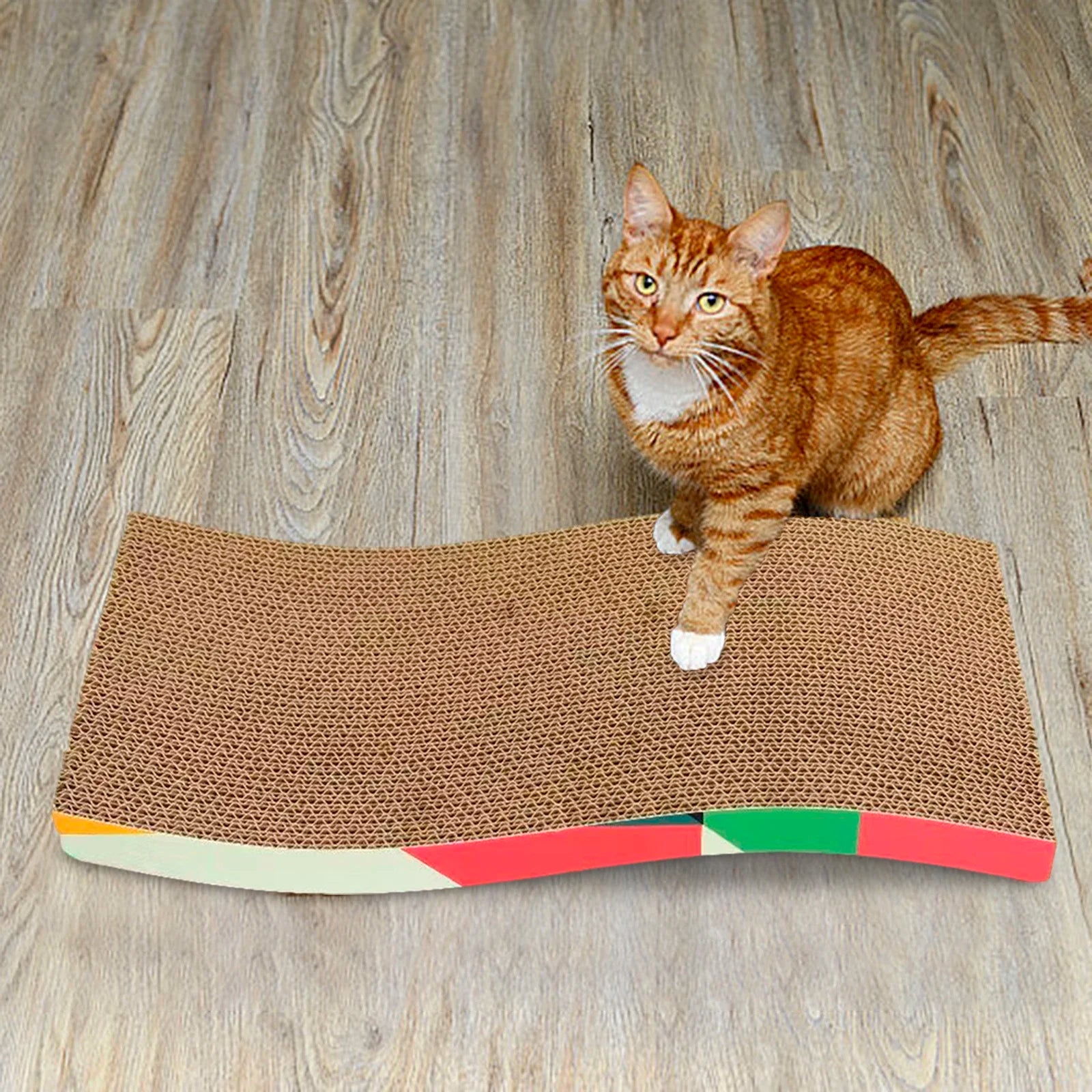 Cat Scratchers Cardboard Cat Scratching Board Durable Grind Claws Corrugated Paper Pets Sofa for Indoor Cats Kittens