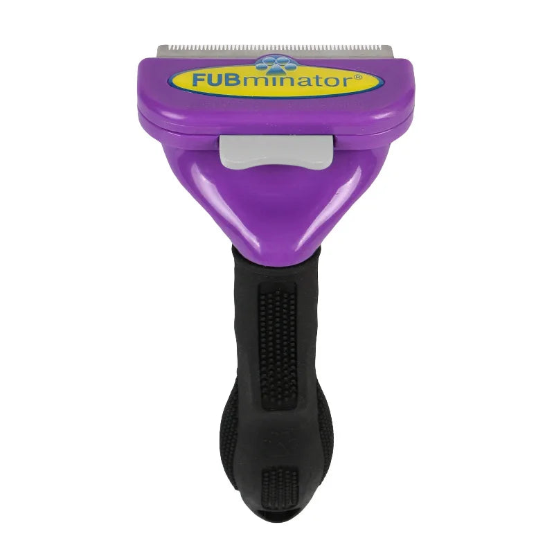 Pet Grooming Brush Deshedding Brush Removes Loose Hair Tangles Cat Comb Shedding Rake Pet Hair Remover Brush for Dogs Cats