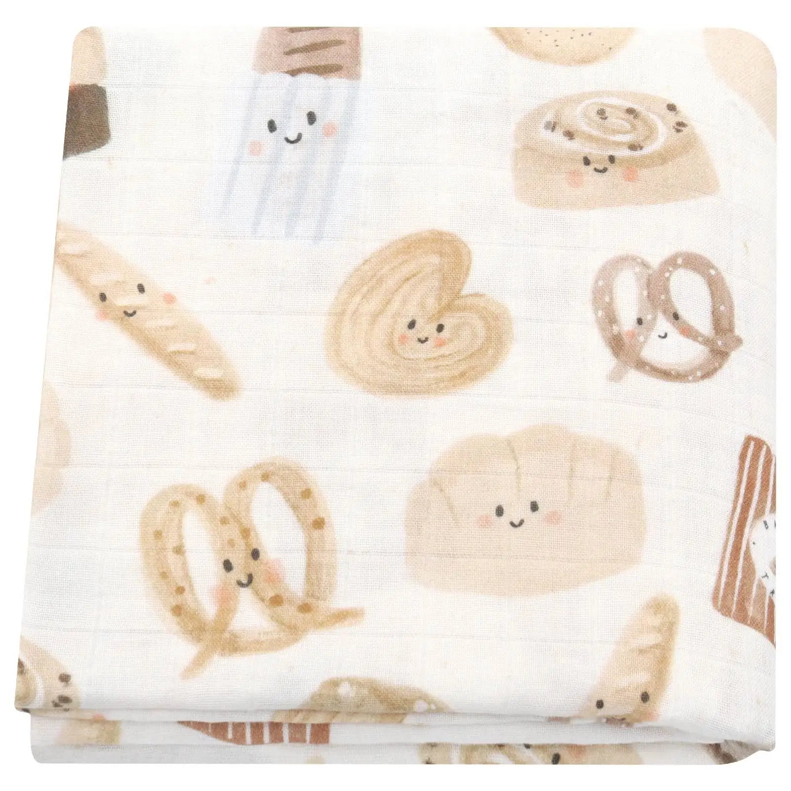 120x120cm Bamboo Cotton Muslin Blanket Baby Swaddle Warp Newborn Bath Towel Gauze Infant Kids Wrap Sleepsack Baby Blankets