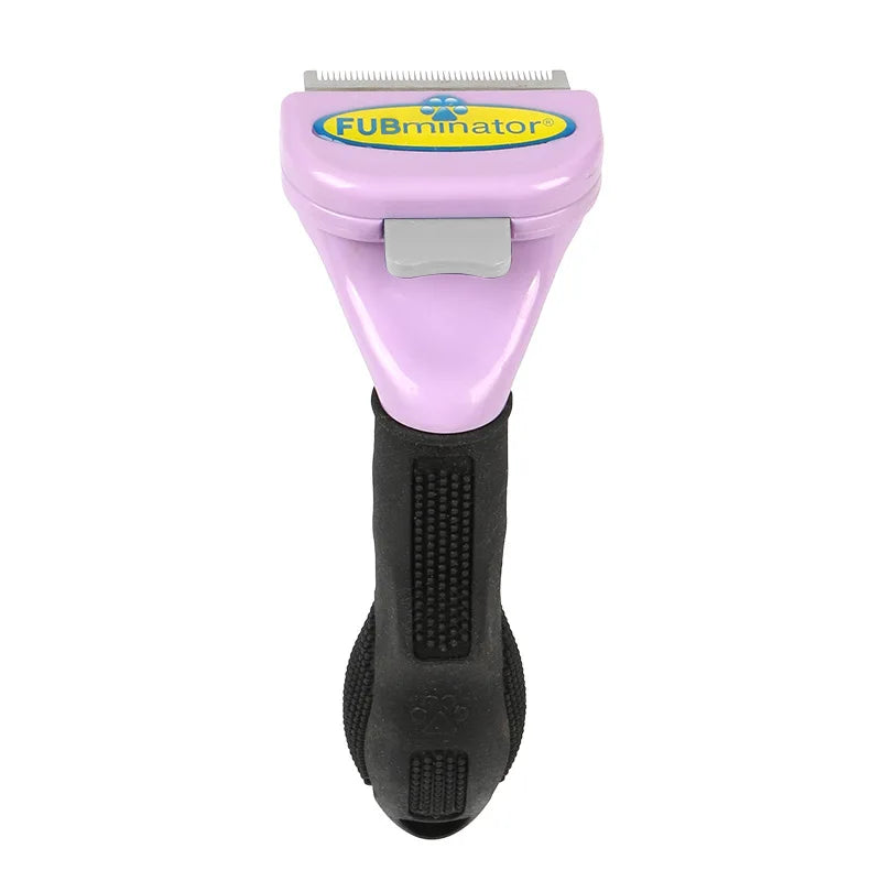 Pet Grooming Brush Deshedding Brush Removes Loose Hair Tangles Cat Comb Shedding Rake Pet Hair Remover Brush for Dogs Cats
