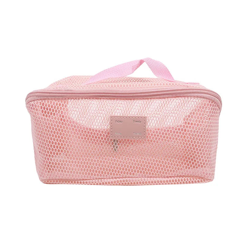 Organizador de Maquillaje Neceser Femenino Bolsa de Maquillaje Estuche de Almacenamiento Estuche de Tocador, Bolsa de Cosméticos, Bolsa Organizadora para Viajes con Cremallera