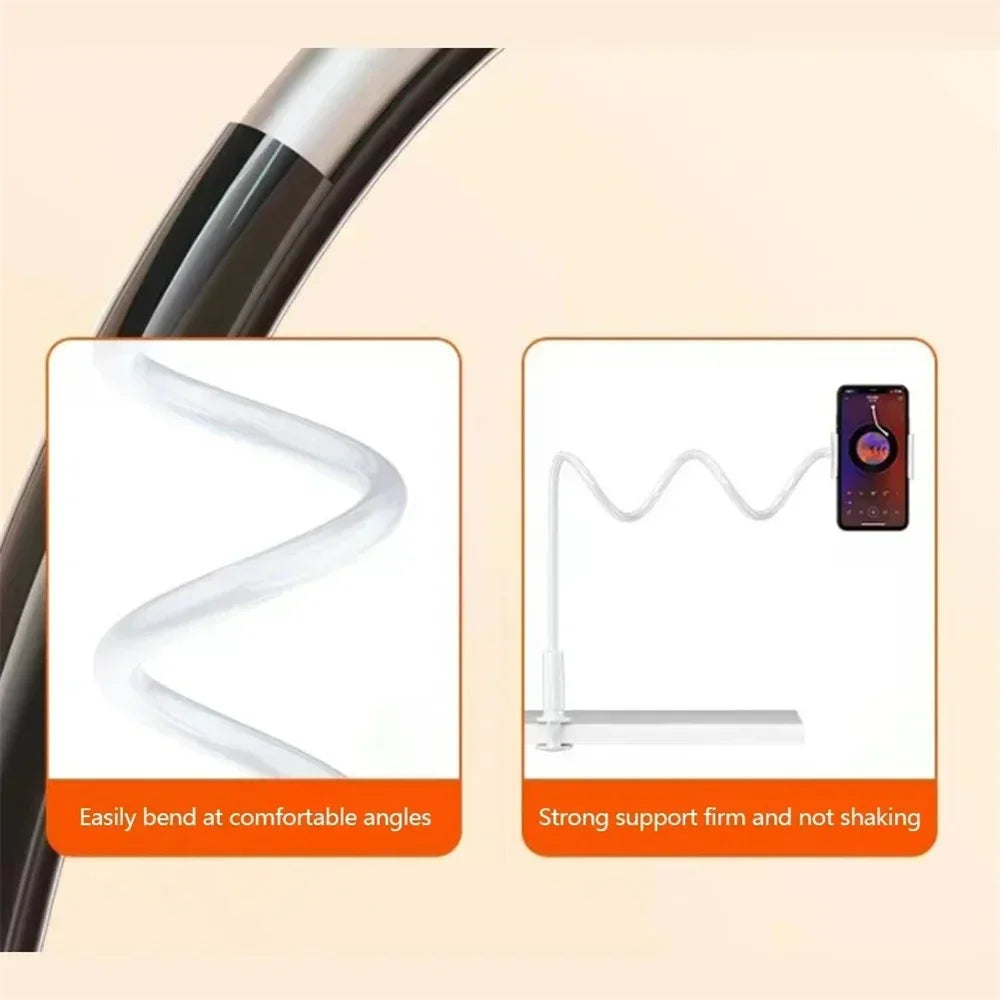 Adjustable Lazy Mobile Phone Holder Portable Flexible Arm Clip Mount Stand Home Bed Desktop Bracket Universal Smartphone Holder