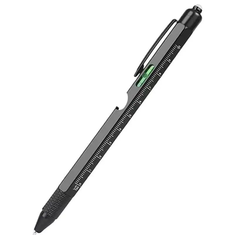 L60A Cool Gadgets 9-In-1 Multitool Pen With LED Light-Ideal Christmas Gifts For Men For Diyers Black