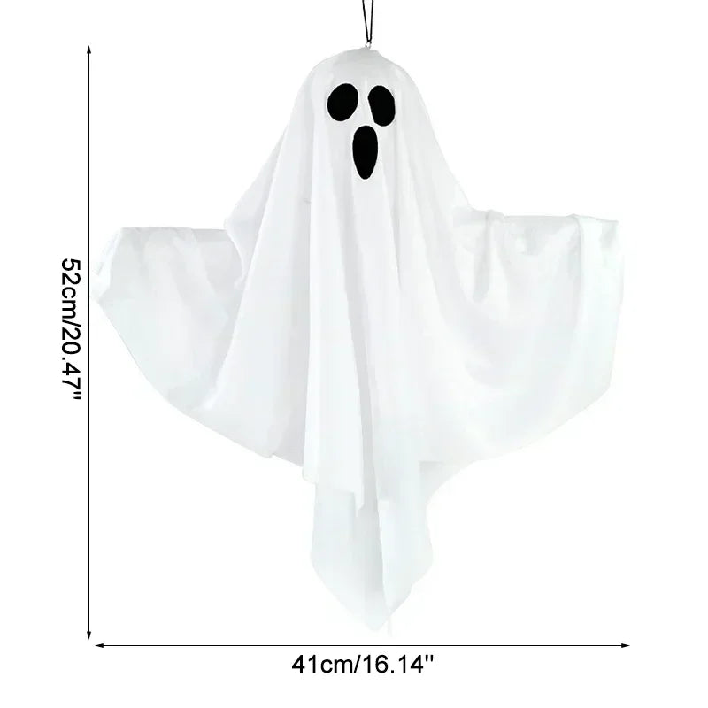 LED Flying Ghost Halloween Decorations, Light Up Flying Hanging Ghosts for Indoor Outdoor Garden Party, Halloween Ornament Gifts