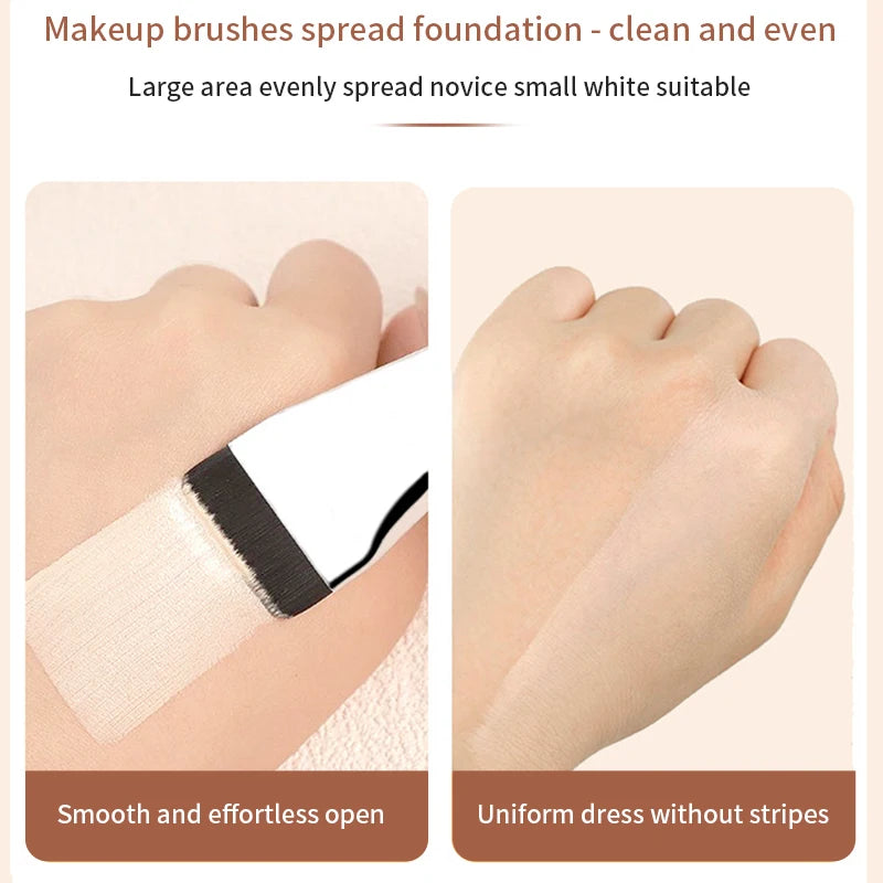 2pcs/3pcs One palette and one palette stick Foundation brush set Stainless Steel Foundation shovel facial makeup tool