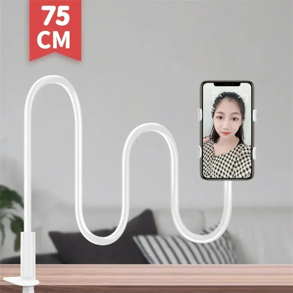 Adjustable Lazy Mobile Phone Holder Portable Flexible Arm Clip Mount Stand Home Bed Desktop Bracket Universal Smartphone Holder