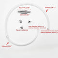 Hydraulic Brake Bleeder Tool Lockable Automotive Brake Fluid Bleeder Bleeding Hose With Non Return One Way Check Valve