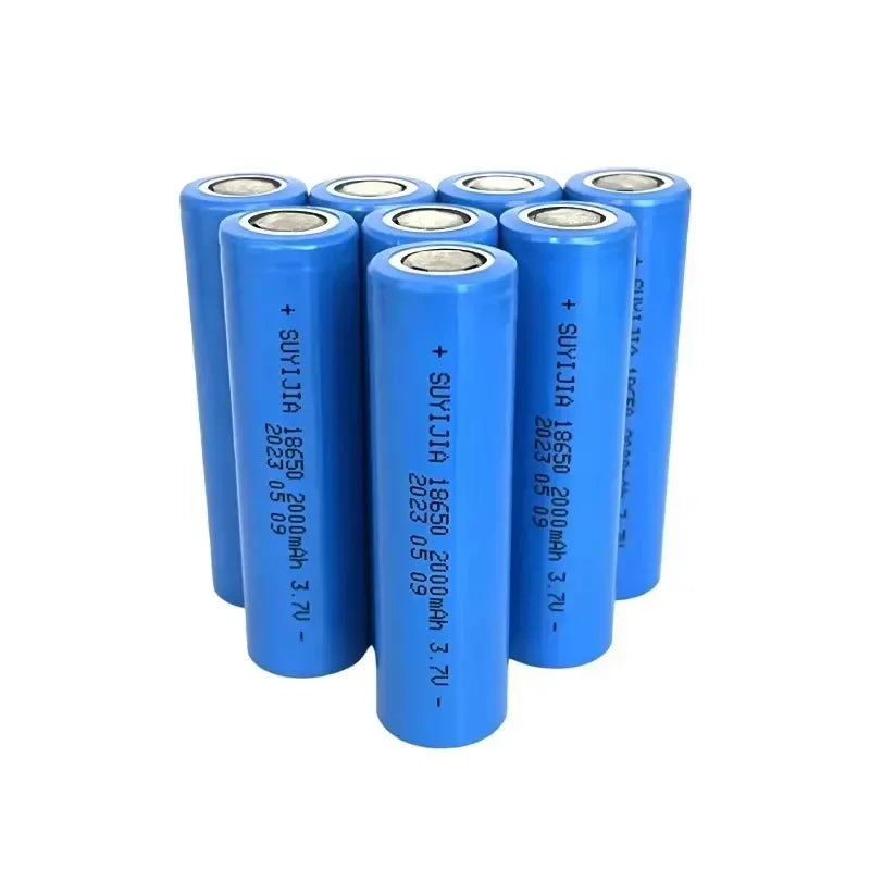 18650 2000mah Rechargeable Battery 3.7V Lithium-ion Battery Pointer Doorbell Flashlight Lithium Battery Send Charger