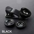 Universal 3 in 1 Fish Eye Lens Wide Angle Macro Phone Fisheye Lens Zoom Camera Kits With Phone Clip For iPhone Samsung Xiaomi