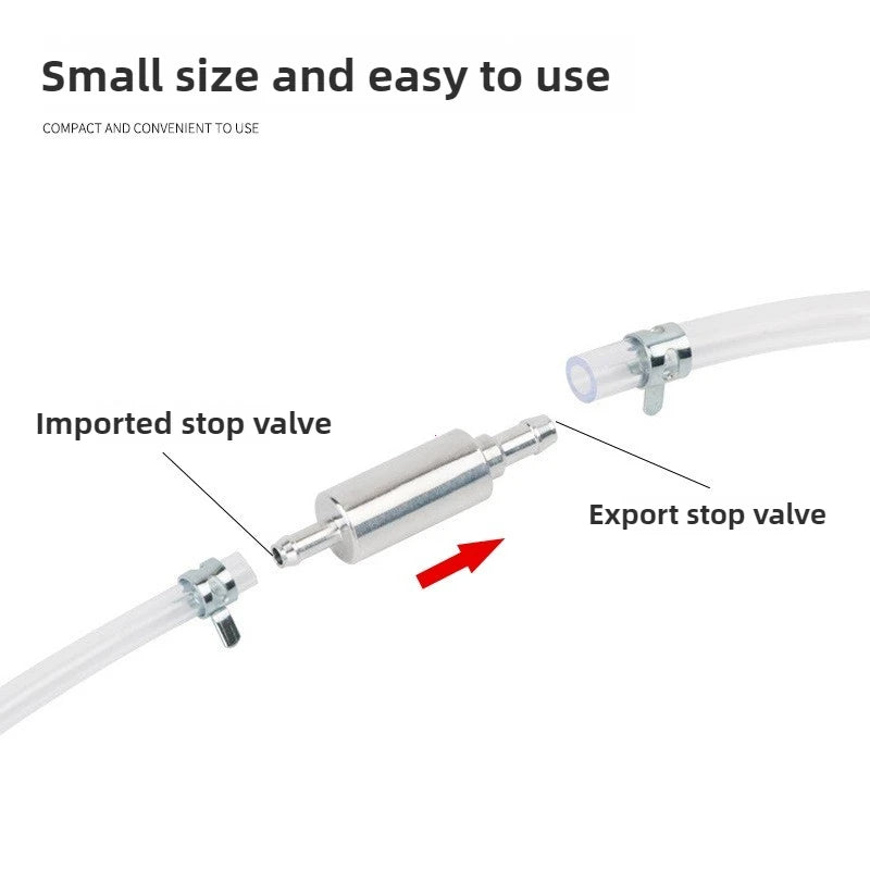 Hydraulic Brake Bleeder Tool Lockable Automotive Brake Fluid Bleeder Bleeding Hose With Non Return One Way Check Valve