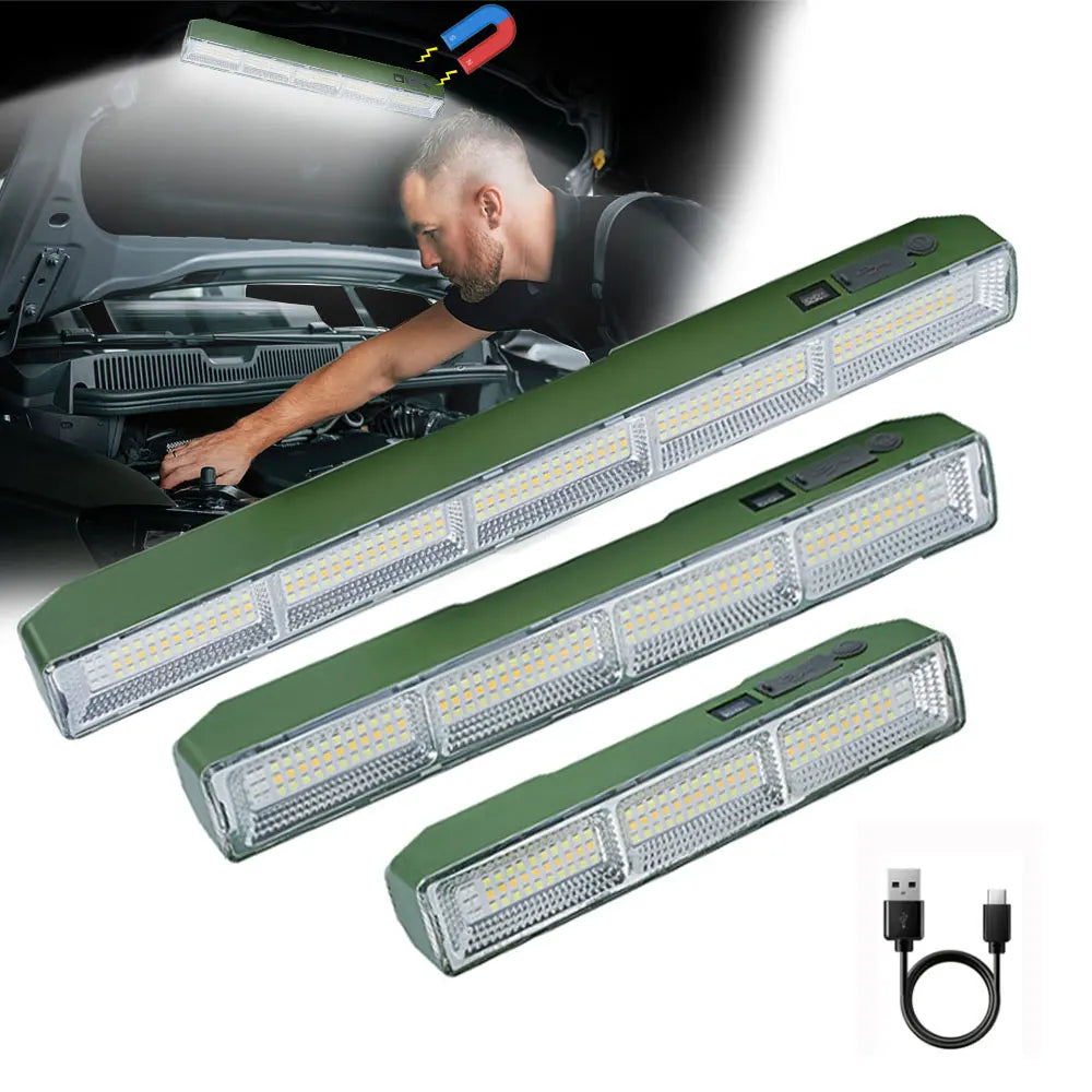 Magnetic LED Work Light - Rechargeable Under-Hood Lamp