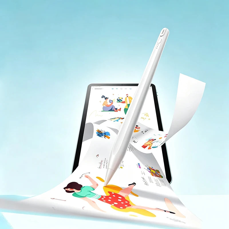 Baseus 3rd Gen Bluetooth Stylus Pen for Apple Pencil Palm Rejection Compatible with iPad Pro Mini Air 2026-2018 Tablet Touch Pen