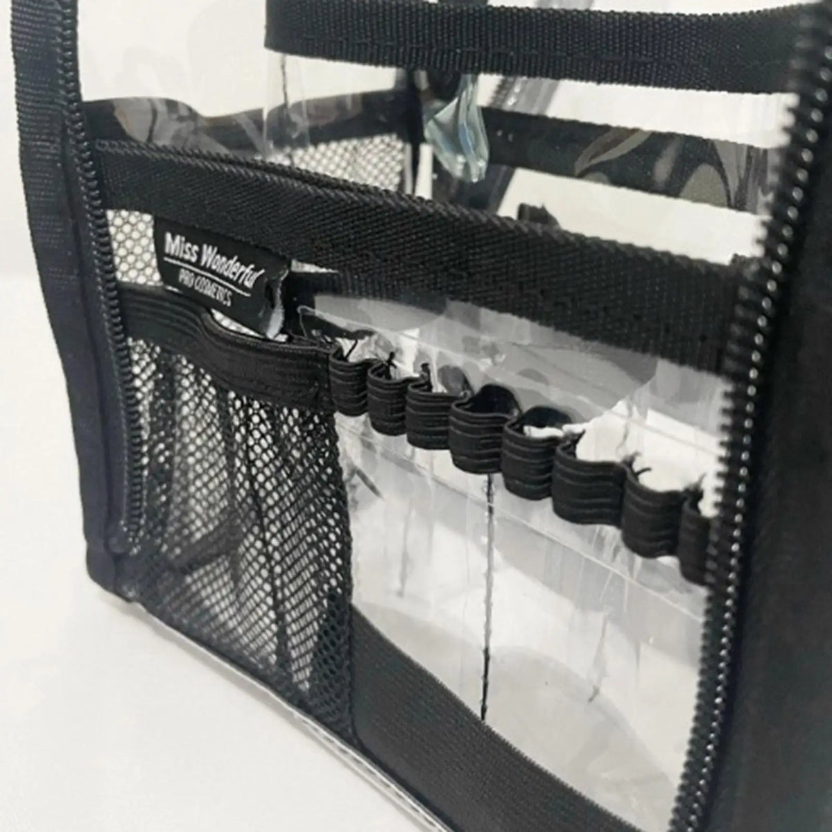 Makeup Artists Bag Portable Cosmetic Bag Organizer with Zipper Clear Toiletry Case for Travel Outdoor Camping Bathroom Home