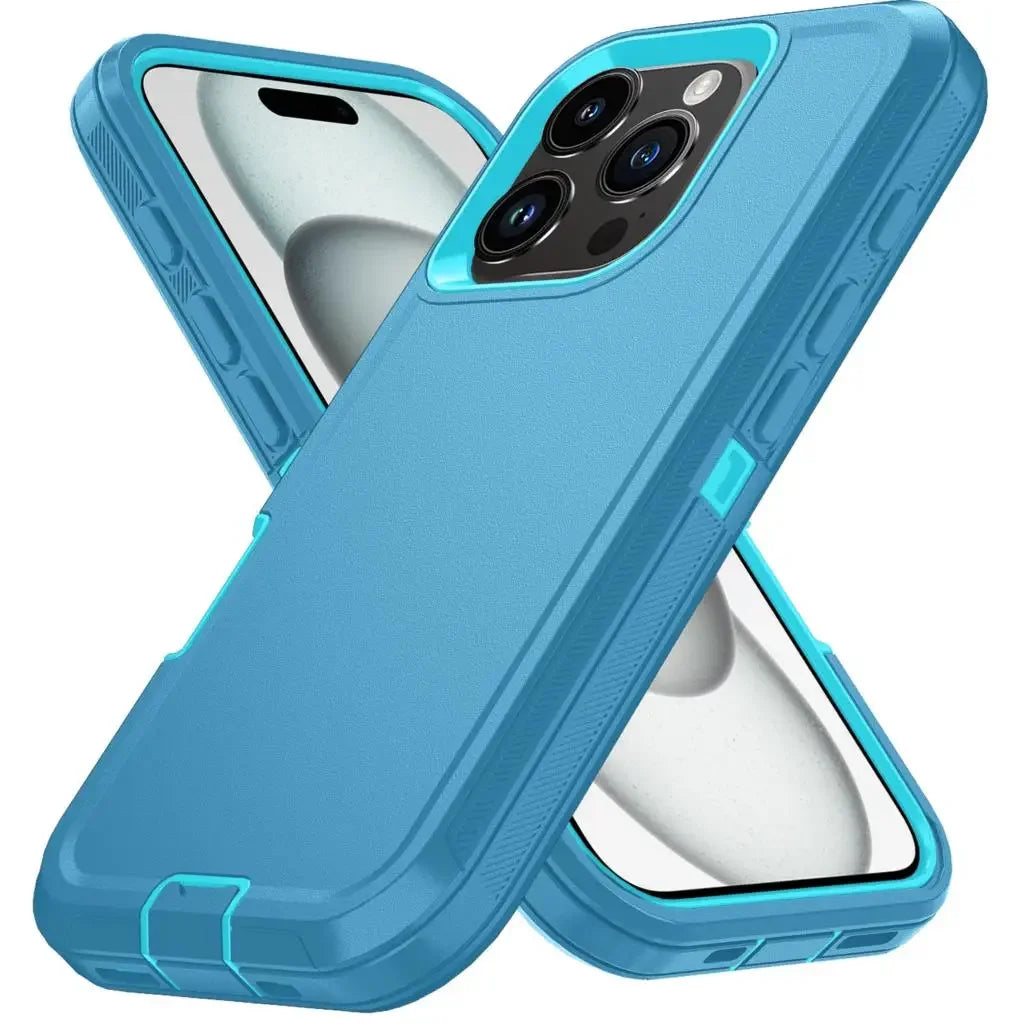 Otter Armor Box Shockproof Defender Phone Case for Iphone 16 11 12 13 14 15 17 Pro Max XSMAX 7 8 16E Hard Back Cover with Clip