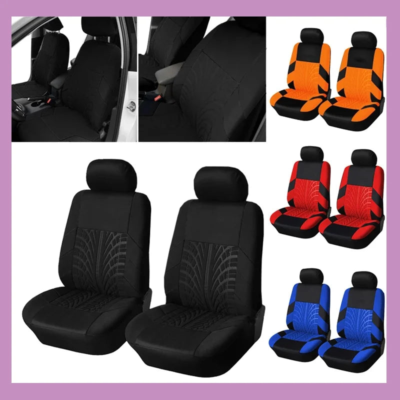 2PCS Front Car Seat Cover Universal Motors Seat Cover Automotive Interior