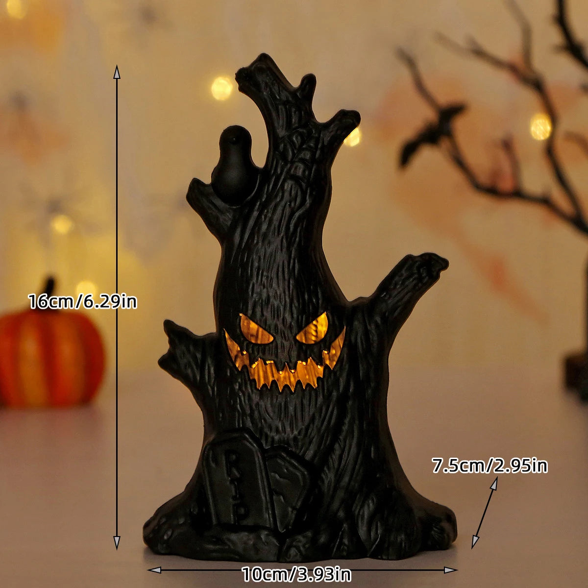 Halloween LED Tree Lights — Ghosts, Pumpkins & Spooky Shapes
