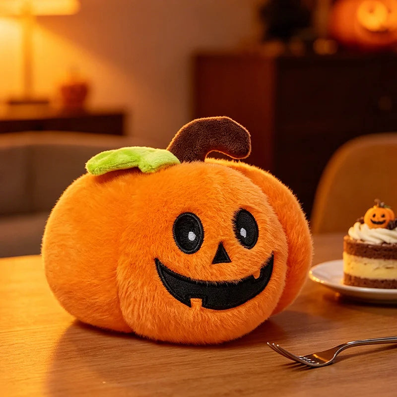 Juguete de peluche de Halloween, muñecos de fantasma, murciélago, calabaza y calavera de felpa suave, lindos peluches para niños, regalos de fiesta de Halloween y decoración del hogar