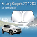 For Jeep Compass 2017-2023 2018 2019 Car Front Windshield Sunshade Heat Insulation Sun Visor Summer Auto Accessories Foldable