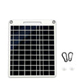 High-Efficiency 100W Solar Charger: Dual Smart USB Ports, IPX4 Waterproof, Compact Foldable Design for Phones, Lights & GPS