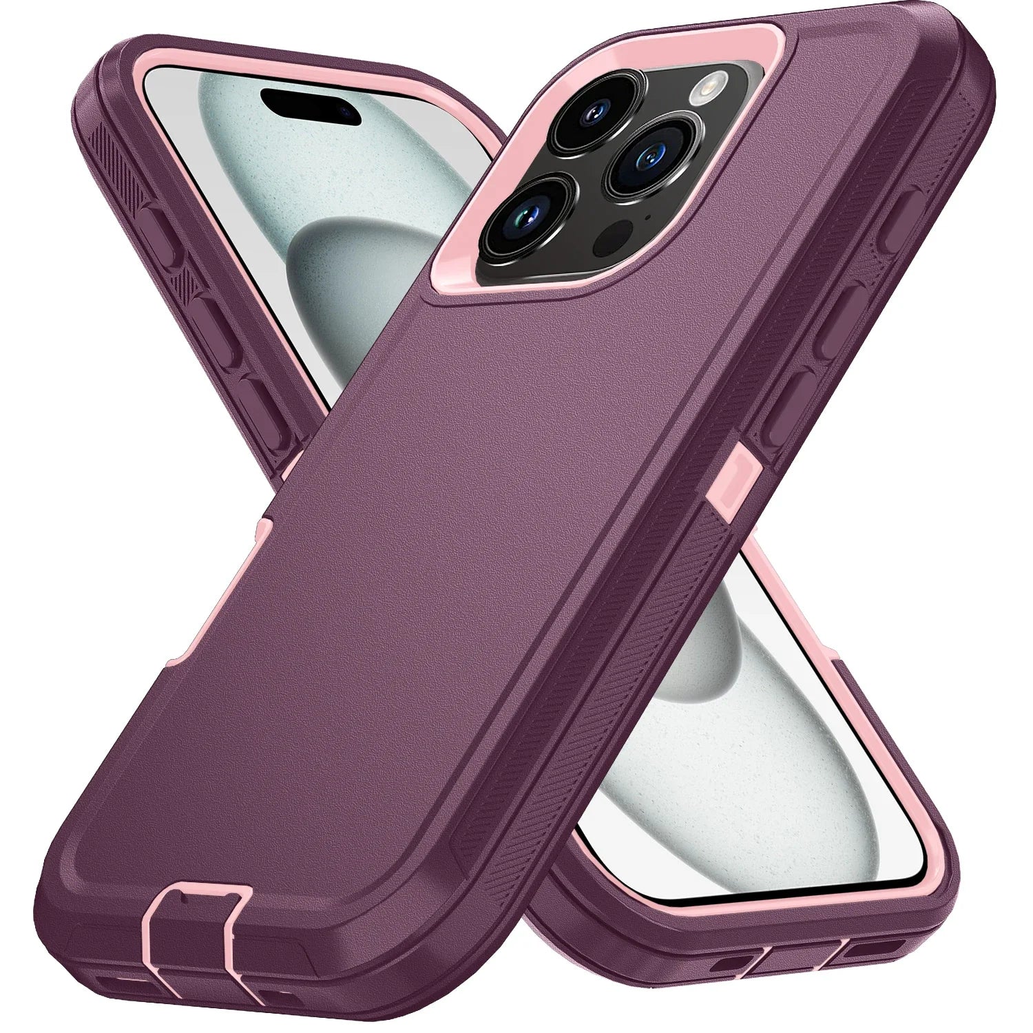 Otter Armor Box Shockproof Defender Phone Case for Iphone 16 11 12 13 14 15 17 Pro Max XSMAX 7 8 16E Hard Back Cover with Clip