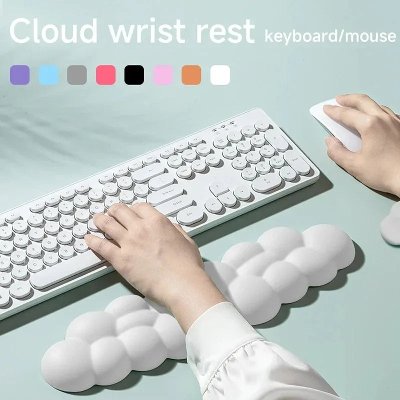 Ergonomic Mouse Pad with Wrist Rest Keyboard Cloud Anti-Slip Desktop Office Gamer Mouse Wrist Rest
