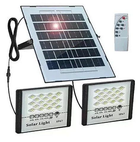300W LED Solar Street Lights Outdoor Flood Lamps Waterproof Spotlight Emergency Lighting Dusk To Dawn Wall Light For Yard Garden