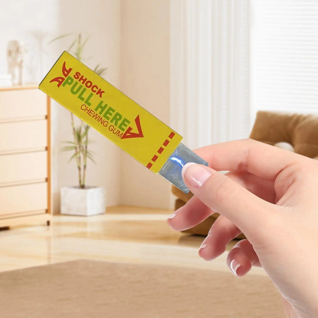 Chewing Gum Shock Joke Gadget Electric Shocker Gum Funny Prank Toy Creative Shock Games April Fool's Day Prank Shocking Toy