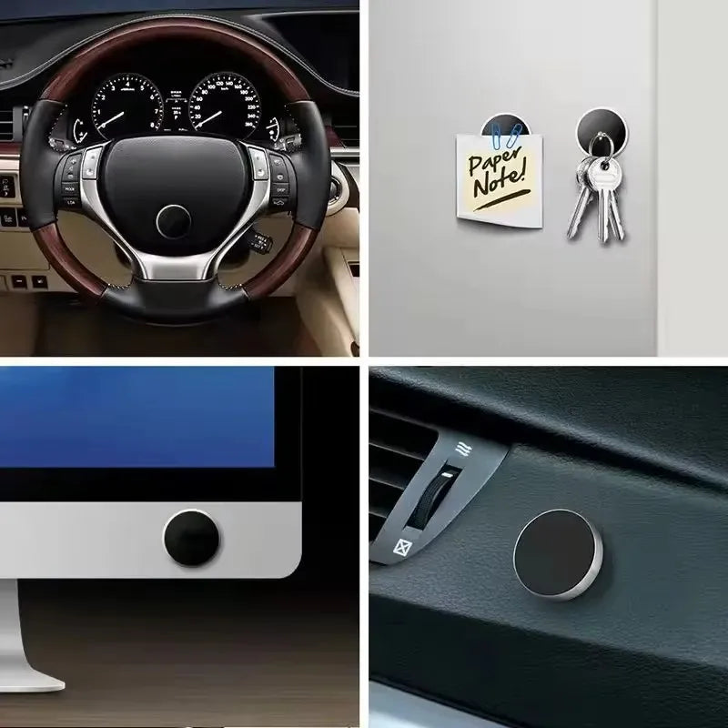 Wall Magnetic Phone Holder Stand Mini Magnetic Ring Pad for Magsafe iPhone 17 16 15 14 13 12 Pro Max Car and All Smooth Surfaces