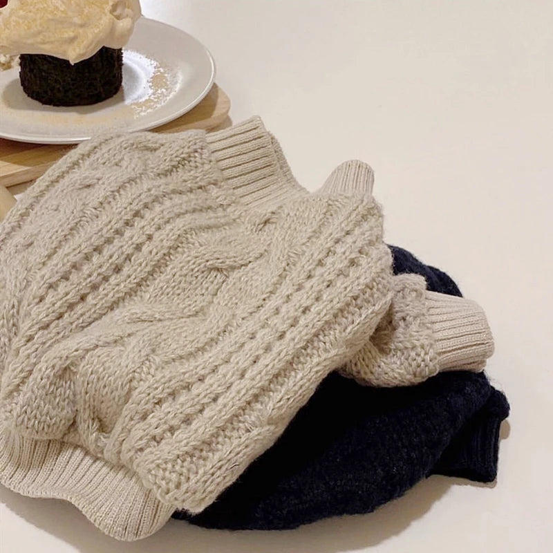 Winter High-Neck Sweater for Small Wiener Dogs Autumn Warm Coat for Badger Dogs Thick Loungewear for Small Dachshund Dogs
